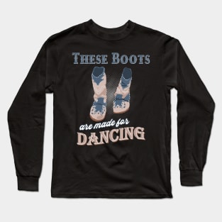 Western Boots Linedance Long Sleeve T-Shirt